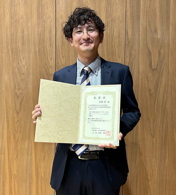 生命医科学研究科 医工学・医情報学専攻 西堀諒さんが日本音響学会 2023年春季研究発表会において学生優秀発表賞を受賞しました。